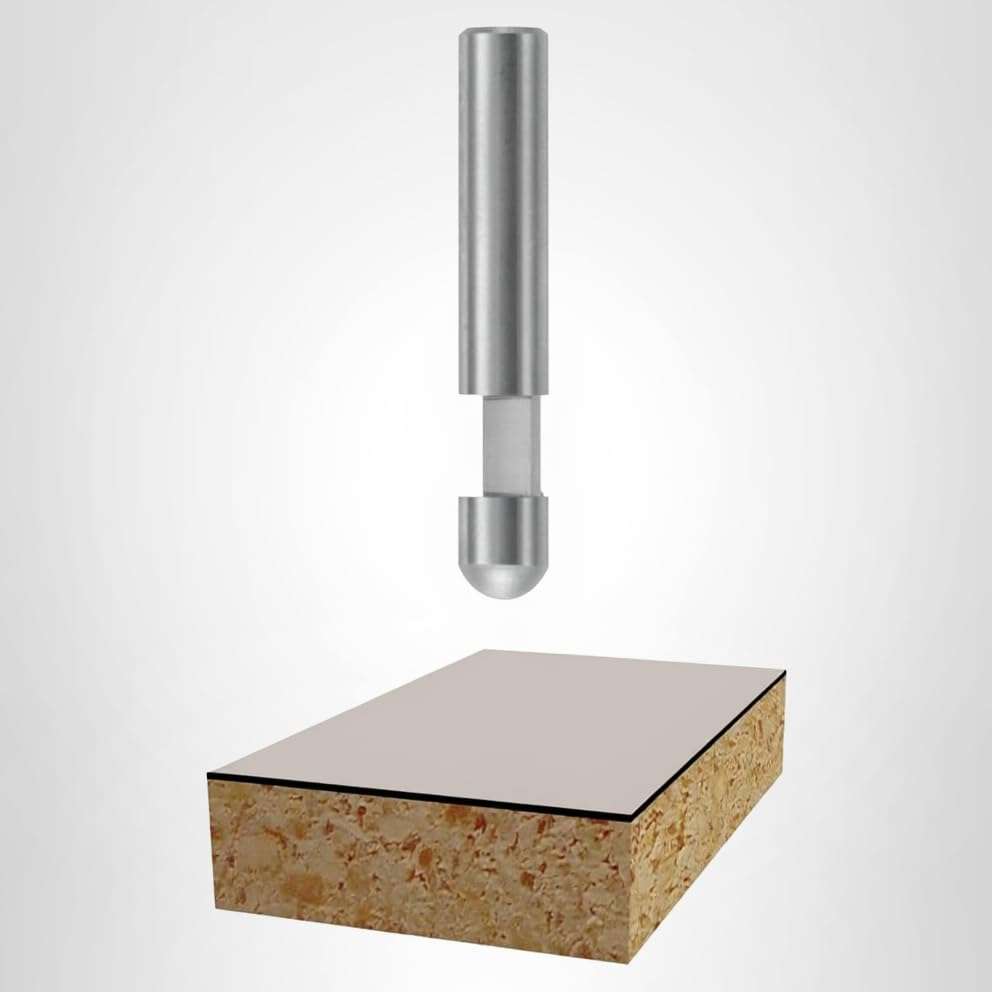 BOSCH 85285B100-100 100 pc. 1/4 in. x 1/4 in. Solid Carbide 1-Flute Flush Trim Bits 3