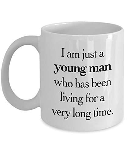 Gifts for Older Men - Gifts for Elderly Men - Gifts for 40 50 60 70 80 Year Old Man - Coffee Mug for Dad, Grandfather, Grandpa - White Ceramic Cup 2