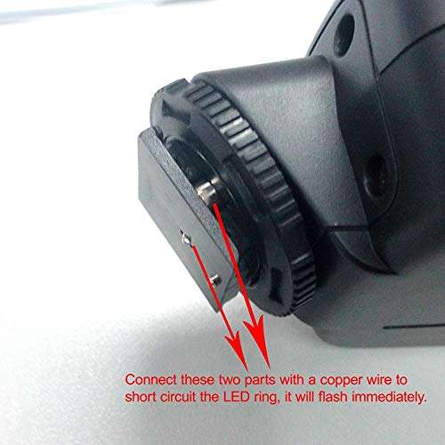 Andifany Ring Flash Photography LED Flash SLR Camera Fill Light Ring Flash for Macro Olympus Lens 6