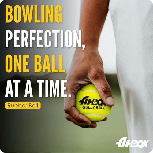 FitBox Sports Gully Ball, Cricket Ball for Street Match Cricket Ball Tennis & Lawn Cricket 4
