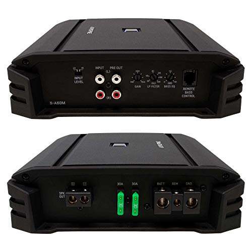 Alpine R-SB10V Pre-Loaded R-Series 10-inch Subwoofer Enclosure, S-A60M 600 Watt Mono Amplifier, and Wiring Kit 6