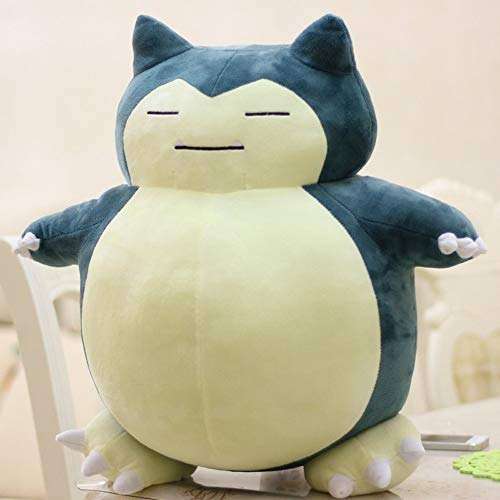Zzlush Plush Doll Figurine Toy Pet Pillow Animal, Plush Snorlax Plush Toys Lovely Super Soft Stuffed Animal Dolls Gift for Children 30cm 50cm (Size : 30cm) 4