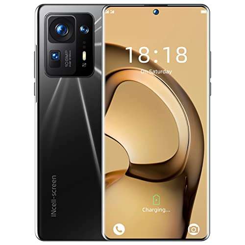 Mobile Phone, MIX4 11T Pro Smartphone SIM Free Phones Unlocked, 7.3" HD+ Display, 6GB + 64GB, 8MP+12MP Camera, 7300mAh, 4G Dual SIM, Fingerprint/Face ID 2