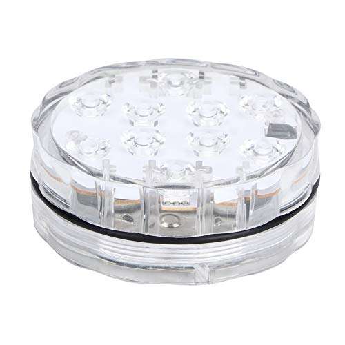 Diydeg Light RGB Underwater Light Remote Control Underwater Light 10LED RGB Underwater Submersible Light for Park Fountain 6