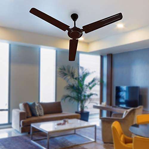 Crompton Hill Briz 1200 mm (48 inch) High Speed Ceiling Fan (Brown) 3