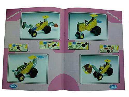 KHANAK.D Engineer Mechanical Kit - Aircraft-Set - Educational Toy Building Blocks Construction Set for Junior Educational Toys(Age 5 to 12) (Construtio Set) 3