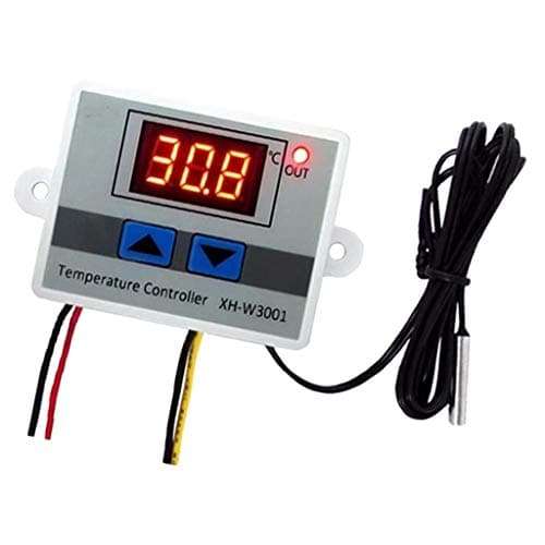 F Fityle XHW3001 Digital Display Thermostat Electronic Temperature Controller - 220V 5