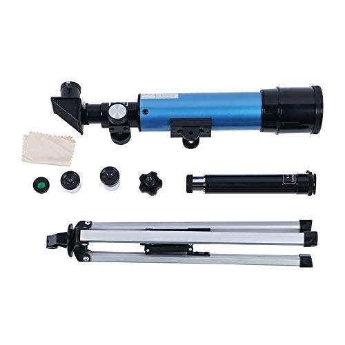 Monoculars Telescopes for Beginners & Child, Fully Multi-Coated Optics, Telescope Kids Catadioptric Reflectors Binoculars Astronomical Refractors Portable Travel Refractor with Tripod as Gift (Blue) 3