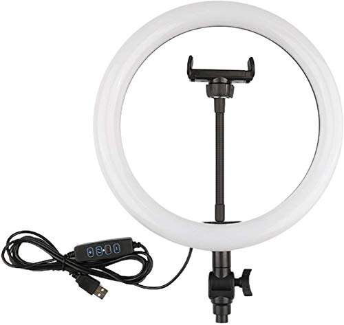 Flashes Ring Light 10 Inch Ring Lights Ring Flash for Phone Camera Led Photo Build in Battery Taking for Self Stick Macro Flash Ring Light (Color : Ring Light) Ringlight Flashes ( Color : Ring Light ) 4