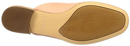 Clarks Women's Pure Blush Pink Leather Sandal-3.5 Kids UK (26132415) 5