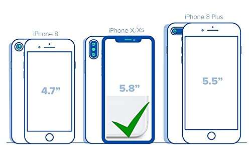 Grab N Go Liquid Silicone Soft Back Cover Case with Inner Velvety-Soft Lining for iPhone X/XS (Ocean Blue) 3