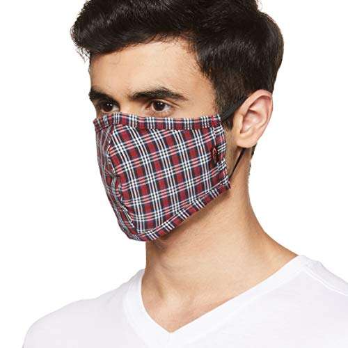 Rupa Unisex's Cotton Cloth Face Mask (Pack of 5) (RF10900FR_Assorted_Free Size) 5