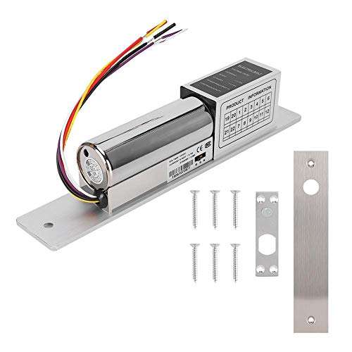 Ichiias Deadbolt 5 Lines Electric Deadbolt Drop Bolt Low Temperature Delay Lock 3 Delay Times Door Access Control 2