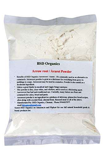 BSD Organics Powder Arrow root/Ararot powder for Gravy, Puddings, soups,Bread and More -25 grams 2