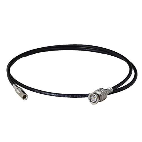 BJC Mini SDI Cable Made with Belden 1855A (3 Foot, BNC to Straight DIN 1.0/2.3, Black) 2