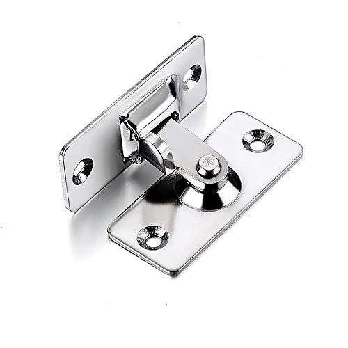 WjDmY Right Angle Lock 90 Degree Room Door Buckle Buckle Suitable for Bathroom Barn Door Sliding Door Buckle Bending Right Angle Door 3