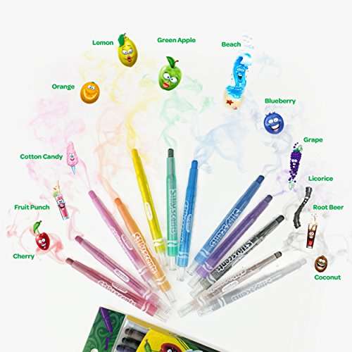 Crayola Silly Scents Twistables Crayons, Sweet Scented Crayons, 12 Count 3