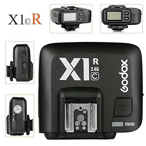Godox X1C TTL Wireless Flash Trigger Transmitter and Receiver for Canon EOS Series Cameras 2.4G HSS 1/8000s (X1T-C + X1R-C) 6