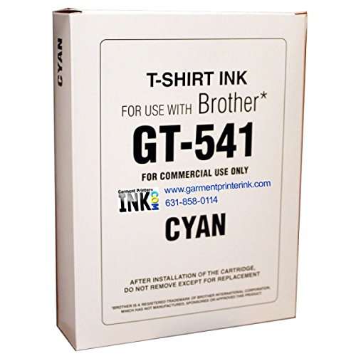 Brother GT-541 / GT-782 250ml DTG Ink Cartridges, Cyan 4