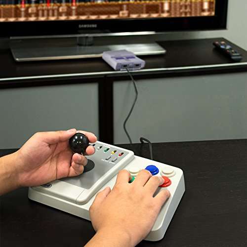 Emio The Edge Super Joystick for SNES Classic & PC, Multicolor 4