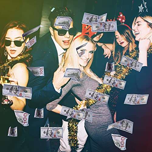 UsdAroundYou 400PCS Fake Money That Looks Real,Prop Money 100 Dollar Bills Realistic,Play Money for Kids,Copy Money Full Print 2 Sided for Movies, TV, Music Videos 6