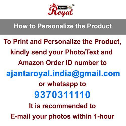 AJANTA ROYAL Personalized 3-5 x 7 Photo Frames (Metallic) : A-55CTP 4