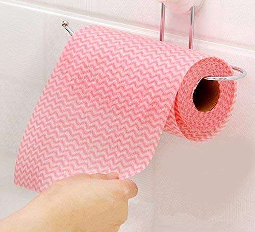 Morjhap Disposable Cleaning Towel Paper Towels Multipurpose Fabric Non-Woven Kitchen Disposable Cleaning Nonstick Wiping Rag House Cleaning Cloth Washcloth Towel (100) 4
