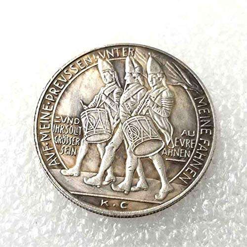 MarshLing 1912 Germany ReichsMark Old Coin - Hand Carved Uncirculated Coins - Make Knight German-Commemorative Coin Gifts for Boys/Girls/Adults Gift Forever 3