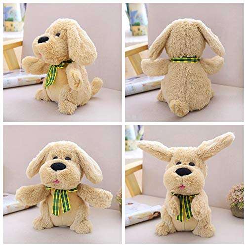 Fuggui Electric Plush Dog Singing Clapping Plush Teddy Dog Cute Interactive Musical Toy Stuffed Puppy Pet Companion Gift for Kids Bedroom Home Decoration Ornaments 28cm /11in 3