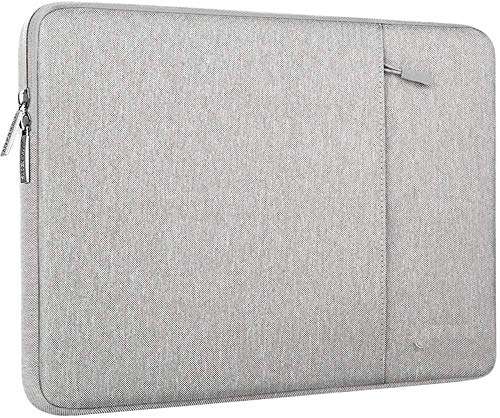 M7 15.6 inch Laptop Sleeve Bag Compatible with 15.6 inch Acer Aspire, Predator, Toshiba, Inspiron, ASUS P-Series, HP Pavilion, Chromebook Notebook, Polyester Vertical Case Cover with Pocket (Gray) 2