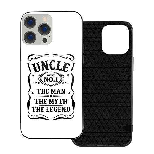 Uncle The Man The Myth The Legend iPhone 12 Case Glass iPhone 12 Pro Bumper iPhone 12 Mini iPhone 12 Pro Max Cover Glass Case Phone Case for iPhone 12 All Series Size Full Body Protective Case 2
