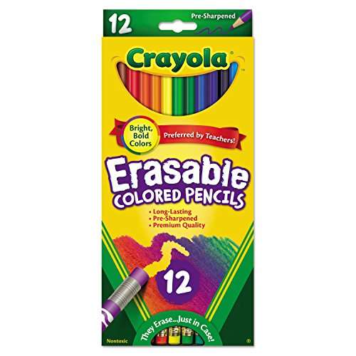 CYO684412 - Crayola Erasable Colored Woodcase Pencils 2