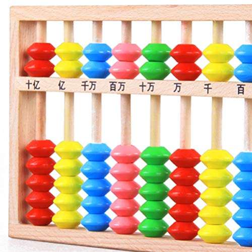 TOYANDONA Number Abacus Wooden Calculating Tool for Children Students Kids Early Education Supplies 5