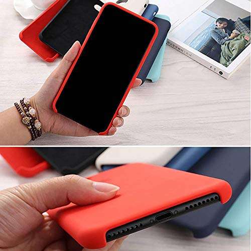 icmou X/Xs Silicone Case Compatible with iPhone Xs Silicone Cases Rubber Shockproof Cover for iPhone Xs 5.8 inch (Pink Sand) 4