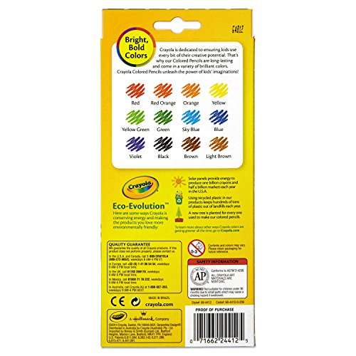 CYO684412 - Crayola Erasable Colored Woodcase Pencils 3
