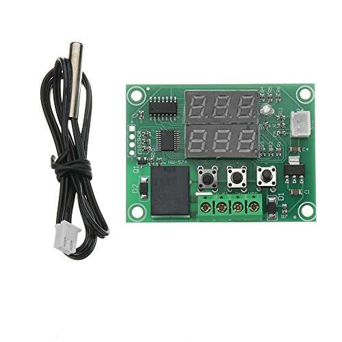 GENERIC -W1219 DC 12V Dual Display Digital Temperature Controller High Accuracy Temperature Control Switch Control Precision 0.1 2