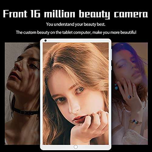 Natuogo Tablet 8 Inch, Dual SIM Pablets with Quad Core, 12GB RAM /512 GB Expand, 3G Phone Call, WiFi, Bluetooth, Dual Camera, GPS, IPS Touchscreen Tablet PC,Golden 3