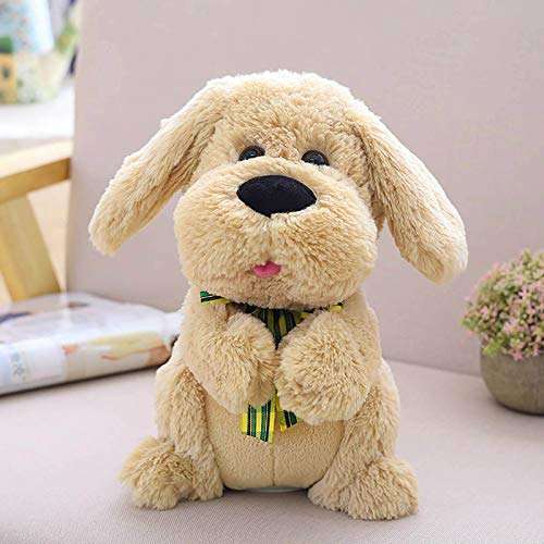 Fuggui Electric Plush Dog Singing Clapping Plush Teddy Dog Cute Interactive Musical Toy Stuffed Puppy Pet Companion Gift for Kids Bedroom Home Decoration Ornaments 28cm /11in 2