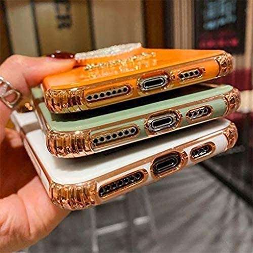 HEOLIEN Makeup Mirror Phone Case Bling Heart-Shaped Frame, Luxurious Bling Protective case for iPhone?Cute Bling Shining Protective case for iPhone (Pink,for iPhone 7 Plus/8 Plus) 3