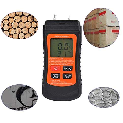 Wood Moisture Tester, 2 in 1 Wood Moisture Meter, Timber Damp Detector Portable for Woodworker Wood Building Material 3