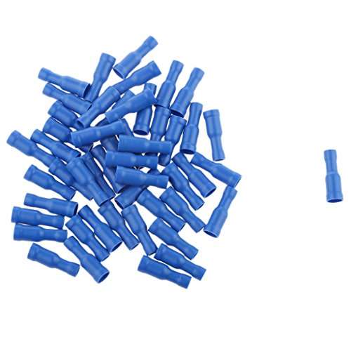 Plastic Fully Insulated Male Female Wire Bullet Connector Electrical Crimp Terminals (Blue, 11-2.6 mm) - Pack of 100 Pieces 3