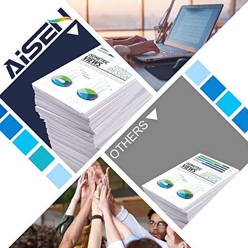 AISEN Remanufactured Ink Cartridge 62 Replacement for HP 62XL 62 XL Used in OfficeJet 5740 8040 Envy 5540 5640 5660 7644 7645 OfficeJet 200 250 Series Printer (1 Black 1 Tri-Color) 6