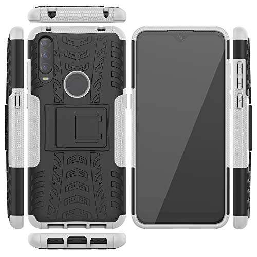 Jielangxin Keji Case for Alcatel 1s 2020 Case Cover,Case for Alcatel 1s 2020 5028A 5028D 5028Y Case Shockproof Mobile Phone Case Stand White 2