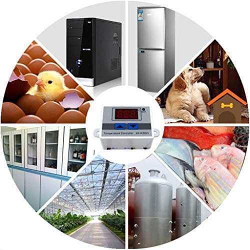 F Fityle XHW3001 Digital Display Thermostat Electronic Temperature Controller - 220V 3