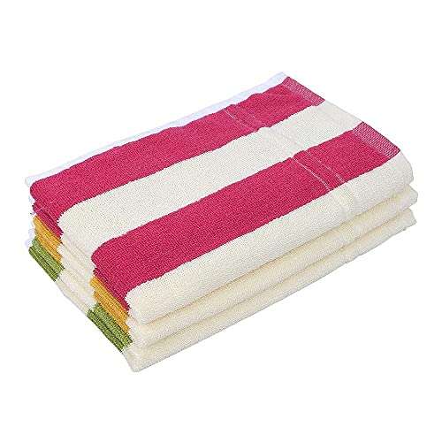 Hand Towels Set of 3 Piece for Kitchen, wash Basin & Gym, Soft & Super Absorbent, Multicolor Napkins 2