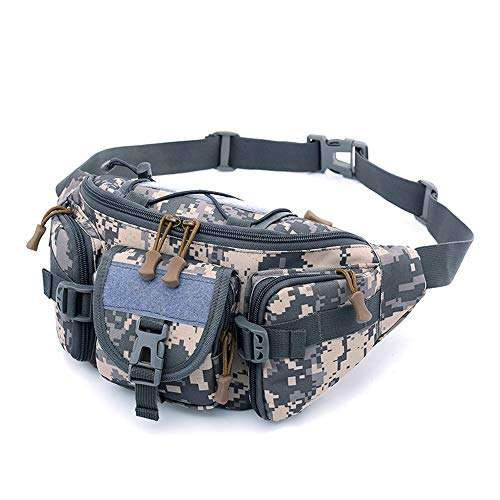 Chest Bag for Men, YiMiky Hiking Bag Waterproof Tactical Waist Bag Survival Kit Hip Belt Pack for Outdoor Running Riding Traveling Sports Climbing Cross-body Pack Lightweight - 06 6