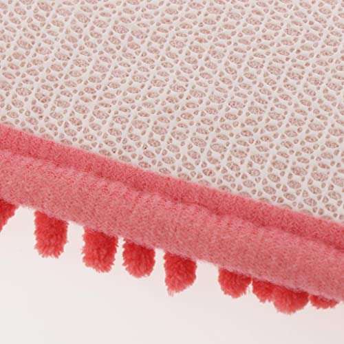 Ecanvas Microfiber Bathroom Kitchen Mat Bath Shower Rug Rectangular Doormat Orange L 4