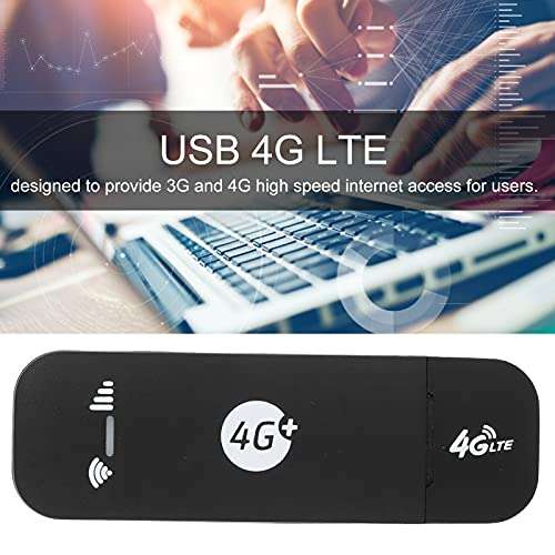 4G LTE USB Modem WiFi Dongle, Mini Portable USB 4G Wireless Network Smart Router for Tablet Laptop Notebook, 2 LED Status, Plug and play(EU Standard) 3