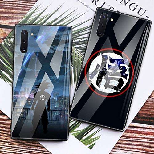 Anime Dragon Ball Z DBZ Glass Case for Samsung Galaxy S20 S10 5G S10e S9 S8 Plus Note 20 Ultra 10 9 5G Tempered Phone Coque Fundas Bag (4, Galaxy S8 Plus) 6
