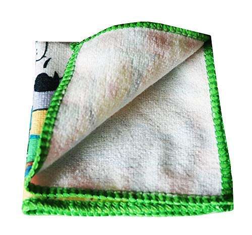 Fashiol Soft Print Hanky Cotton Kitchen Towel Set of 6 - Assorted Color (Size 10.5 x 10.5 inch) 5